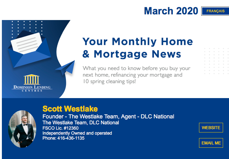 March Monthly Mortgage Newsletter - 2020