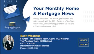 Monthly Mortgage Newsletter January 2021
