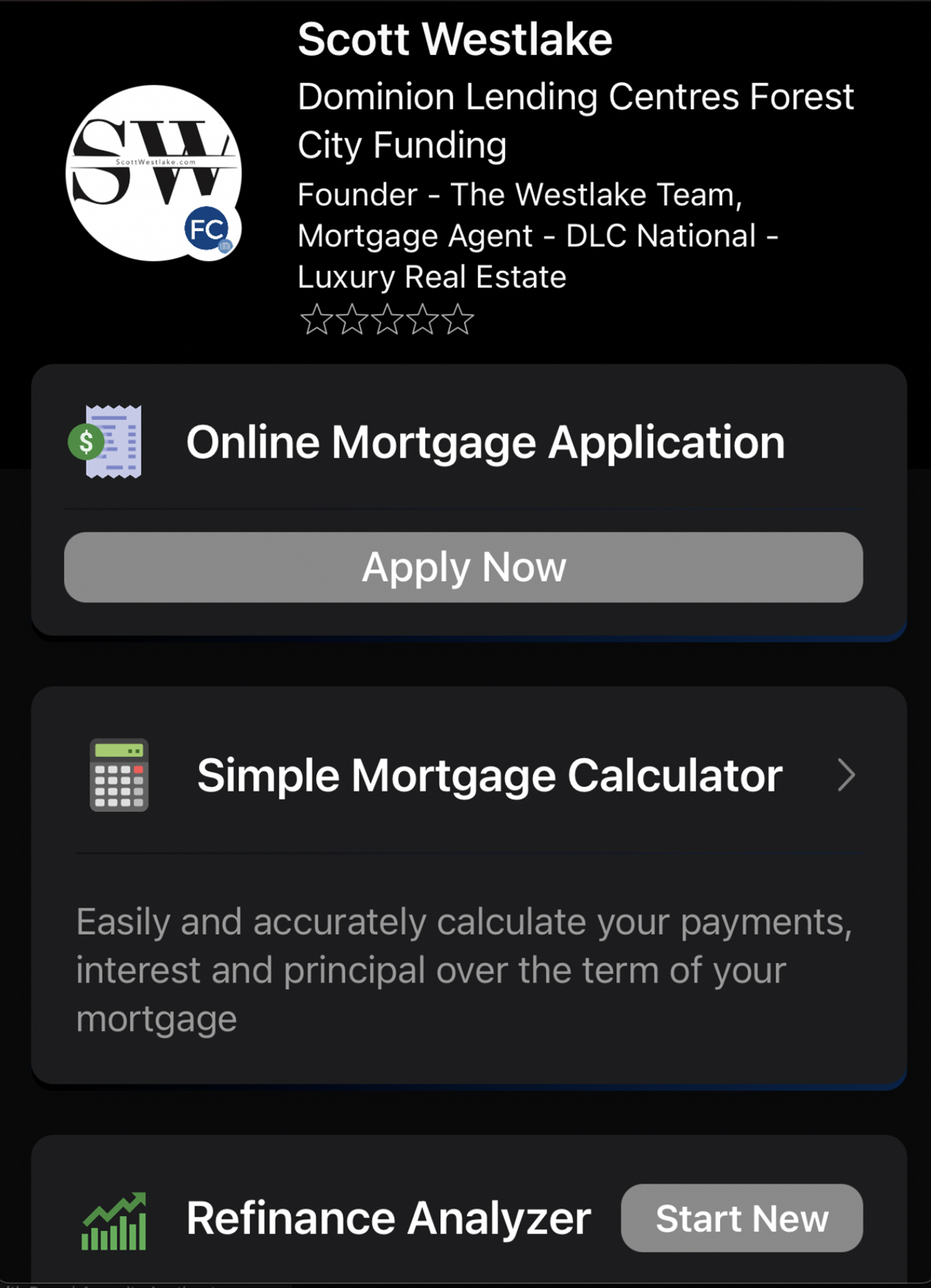 Apply Now - Available On Canadas #1 Mortgage App/Calculator