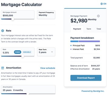 New Desktop Mortgage Calculator