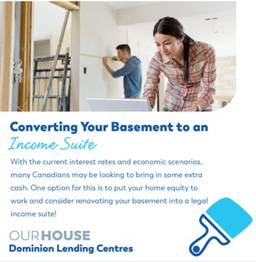 Converting Your Basement to an Income Suite